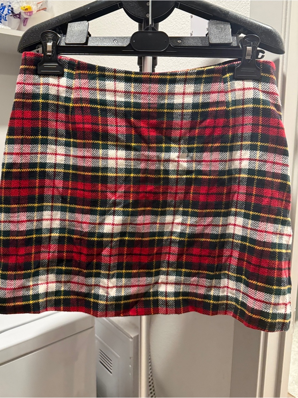 Hill House Red Tartan Plaid Mini Skirt